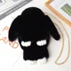 thumbnail image 1 of Cute Plush Rabbit Single Shoulder Bag Crossbody Bags Japanese Bunny Stuffed Rabbit Toy Children School Backpack Kids Gift Toys, 1 of 3