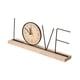 thumbnail image 3 of Reloj De Metal Con Diseño De Letras, Reloj De Mesa Para Sala De Estar, Hogar, Dormitorio, Cocina, AMOR, 3 of 5