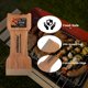 thumbnail image 4 of Raspador de parrilla CONSDAN de madera de roble macizo sin cerdas para barbacoa, 4 of 9