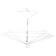 thumbnail image 4 of Borla Body Chain Multilayer Crystal Halter Neck Para Mujer Fiesta Plata, 4 of 5