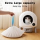 thumbnail image 4 of Forros para cajas de arena para gatos, paquete de 40 unidades, para autolimpieza de Fsitego y Fumoi, 4 of 7
