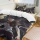 thumbnail image 1 of Black Clover Anime Home Bed 3-piece Set Classic Japanese Anime Polyester Wash Student Dormitory Set, 1 of 5