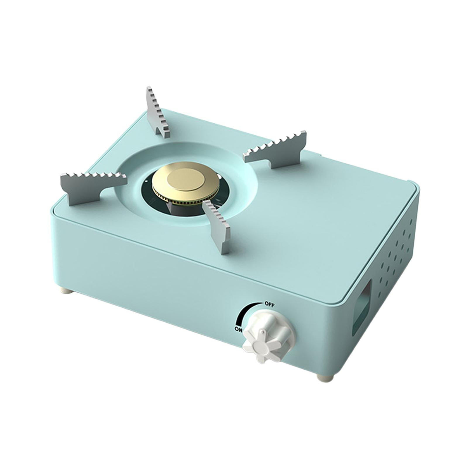 Ioensy - Estufa De Gas Butano Quemador Estufa De Camping De Aluminio Para Cocinar Bbq Azul