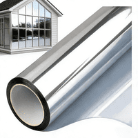 Genérica - Vinilos Para Cristales Vinilo Adhesivo Cristal Efecto Espejo 1M*6M, Anti Uv Anti Calor Unidireccional Protector De Privacidad Protege Del Sol Para Hogar Oficina Tienda