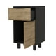 thumbnail image 2 of Velador 1 Cajón 1 Puerta Fm-002n - Negro, 2 of 6