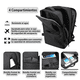 thumbnail image 2 of Mochila Bolso Expandible 5 Compartimientos, 4 Cierres, 2 of 6