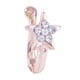 thumbnail image 5 of Brillo Clip-On Pinza De Anillo De Nariz Falsa No Perforante Colgador De Cristal Joyas De Aro Estrella De Oro Rosa, 5 of 5