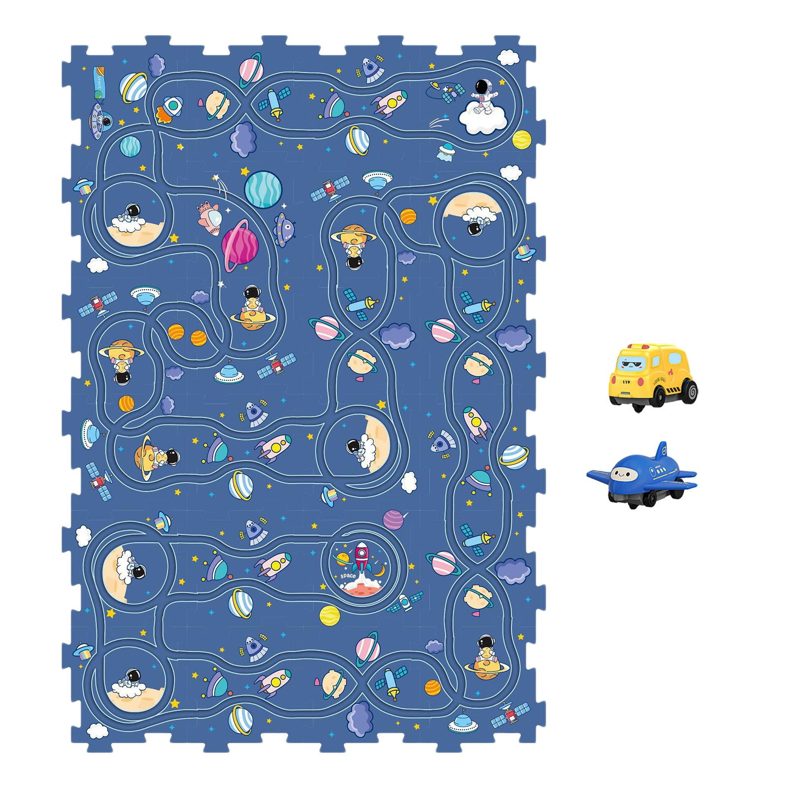 Bothyi - Puzzle Tracks Jigsaw Sets City Road Puzzle Para Niños Pequeños Kid Space Modelo 24 Piezas