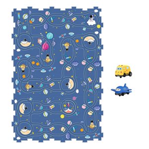 Bothyi - Puzzle Tracks Jigsaw Sets City Road Puzzle Para Niños Pequeños Kid Space Modelo 24 Piezas