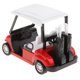 thumbnail image 4 of 1:20 Escala Mini Aleación Pull Back Carrito De Golf Con Palos Modelo De Juguete Fundido A Presión Rojo, 4 of 5