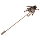 thumbnail image 1 of Rhinestone honeybee bug insect stick solapa pin boutonniere broche negro, 1 of 5