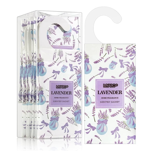Bolsitas perfumadas MYARO Lavender para cajones y armarios, paquete de 12