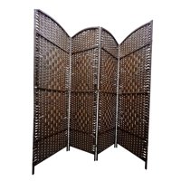 Oem - Biombo De Madera Resistente 4 Paneles Completo 200X180Cm