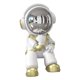thumbnail image 2 of Figura De Astronauta, Adorno De Escritorio Creativo De Resina Para Entrada De Estante De Oficina, Color Blanco, 2 of 5