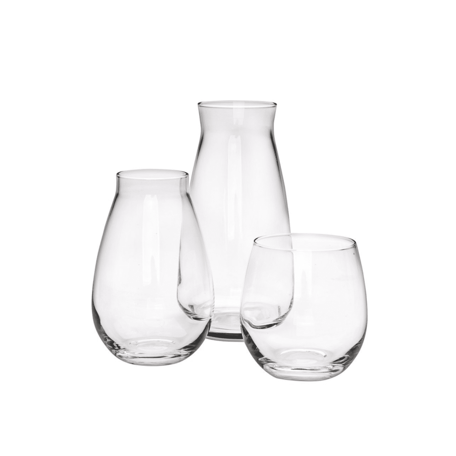 Royal Leerdam - Set 3 Floreros Ylana Vidrio