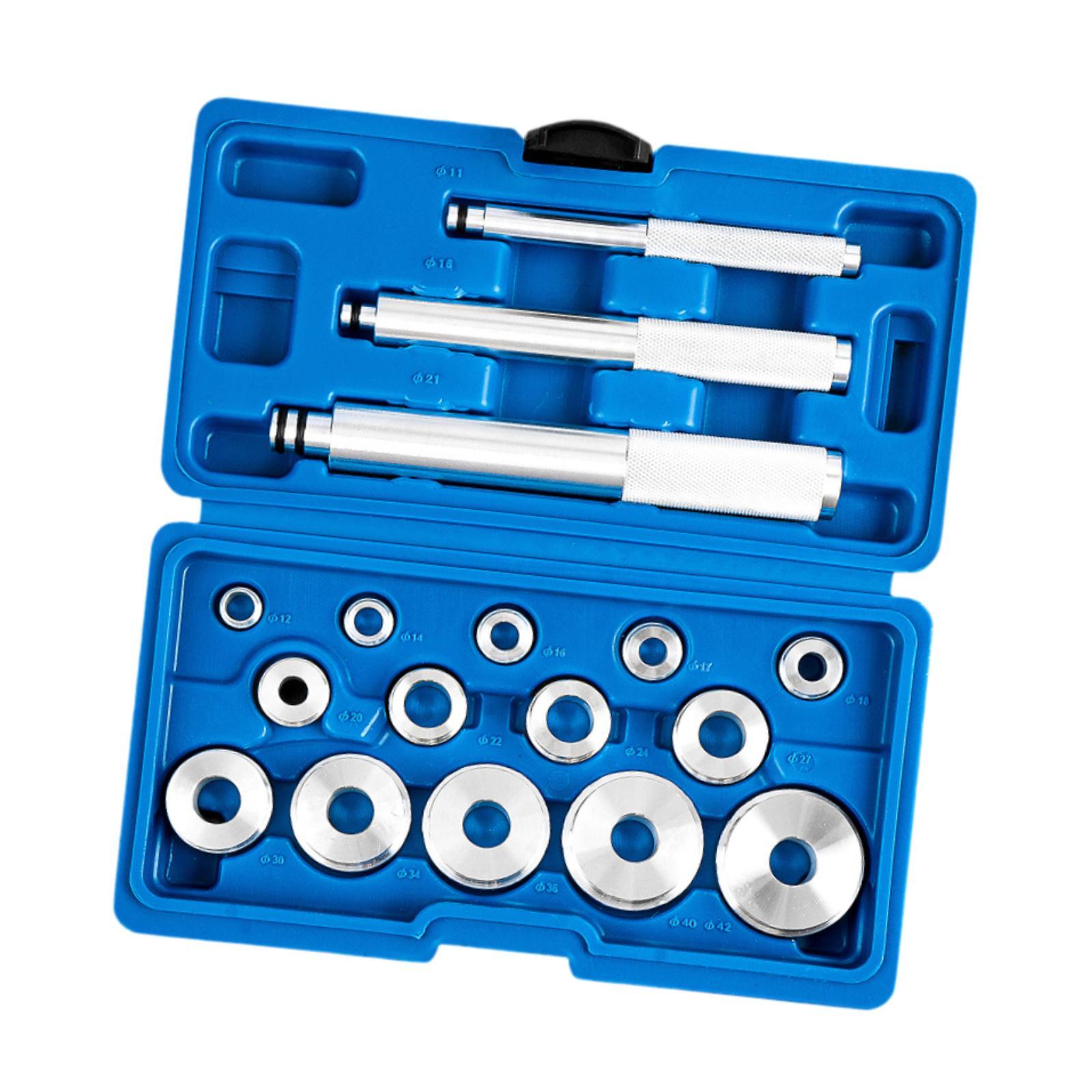 Magideal - Juego De Controladores De Buje De Sello De Anillo De Rodamiento, Herramienta De Extracción, Herramienta De Instalación De Sello De Buje De Eje, 17 Uds