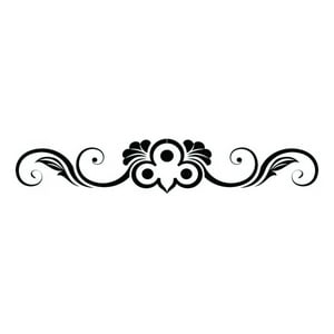 Rienda Libre Graphics - Decomural Leaf Swirl Swirl Headboard Ws-18224
