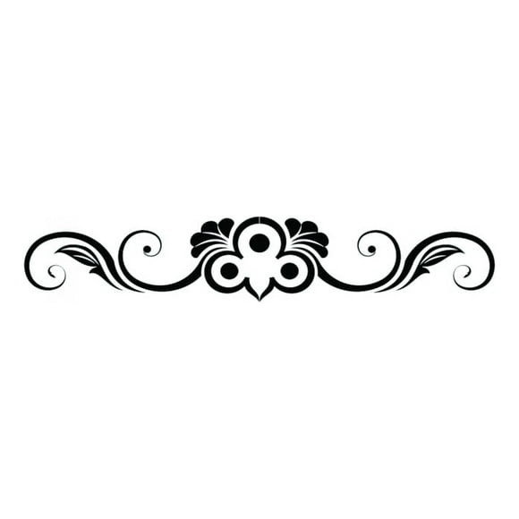 Decomural Leaf Swirl Swirl Headboard WS-18224