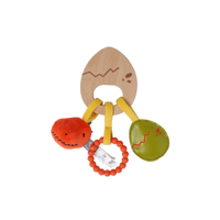 Little Big Friends - Sonajero De Madera - Dino