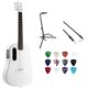 thumbnail image 1 of Guitarra LAVA ME PLAY 36 con funda Lite White Frost con soporte y cable, 1 of 9