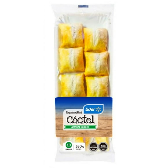 Pack Empanadas Coctel Jamón Queso 10 Un, 350 g
