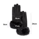thumbnail image 2 of Guantes de invierno para mujer, de cachemira, para nieve y pantalla táctil, cálidos y térmicos para ciclismo., 2 of 5