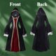 thumbnail image 5 of Vestido Medieval Colorful House XL Negro y Rojo con Capucha, 5 of 7