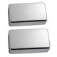 thumbnail image 3 of Paquete de 2 pastillas humbucker selladas para piezas de guitarra eléctrica plateadas, 3 of 3