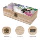 thumbnail image 3 of Mira Hacia Atrás Caja Organizadora de Madera Rústica - Caja Decorativa Multifuncional para Escritorio, Hogar, Oficina, Joyas y Manualidades, 3 of 6