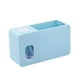 thumbnail image 1 of Dispensador De Pasta De Dientes, Soporte Para Cepillo De Dientes, Montado En La Pared, Para Hotel, Hogar, Hogar, Azul Claro, 1 of 3