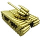 thumbnail image 5 of Carcasas De Conchas Tanque De Metal En Forma De Ejército Modelo De Vehículo Blindado Artesanía Casera, 5 of 5