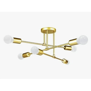 Atlas - Lámpara De Techo Moderna 6 Luz