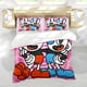 thumbnail image 5 of Cuphead Conjunto de sábanas temático, trío de piezas, cómodo y amigable con la piel, diseño único, regalo de decoración para el hogar para familiares, amigos y fans,173cm *218cm, 5 of 6