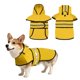 thumbnail image 1 of Impermeable para Perros Uxcell, Chaqueta Impermeable para Mascotas con Agujero para Correa con Capucha, (Amarillo, XS), Destinado para Cachorros, 1 of 7
