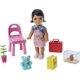 thumbnail image 3 of Muñecas Playset Barbie Teacher con muñeca moderna, muñeca pequeña y collar, 3 of 6
