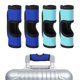 thumbnail image 1 of Uxcell Envoltorio de Asa de Equipaje 4Pcs Identificadores de Equipaje Huecos Cian/Azul Zafiro, 1 of 7