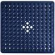 thumbnail image 1 of Alfombrilla de ducha Yimobra, antideslizante, 53 x 53 cm, color azul marino, 1 of 6
