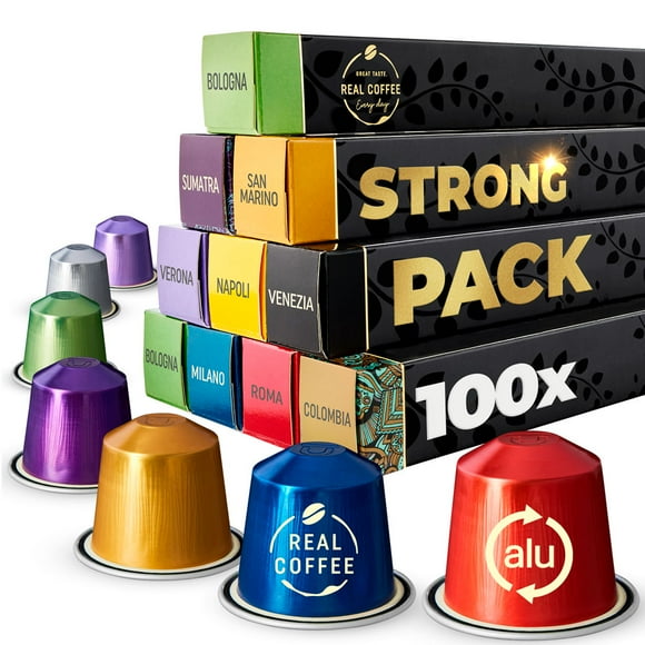 100 capsulas Real Coffee compatibles para nespresso