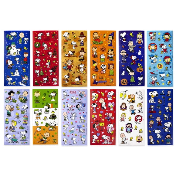 Pegatinas Hallmark Peanuts para niños (paquete de 237 pegatinas)