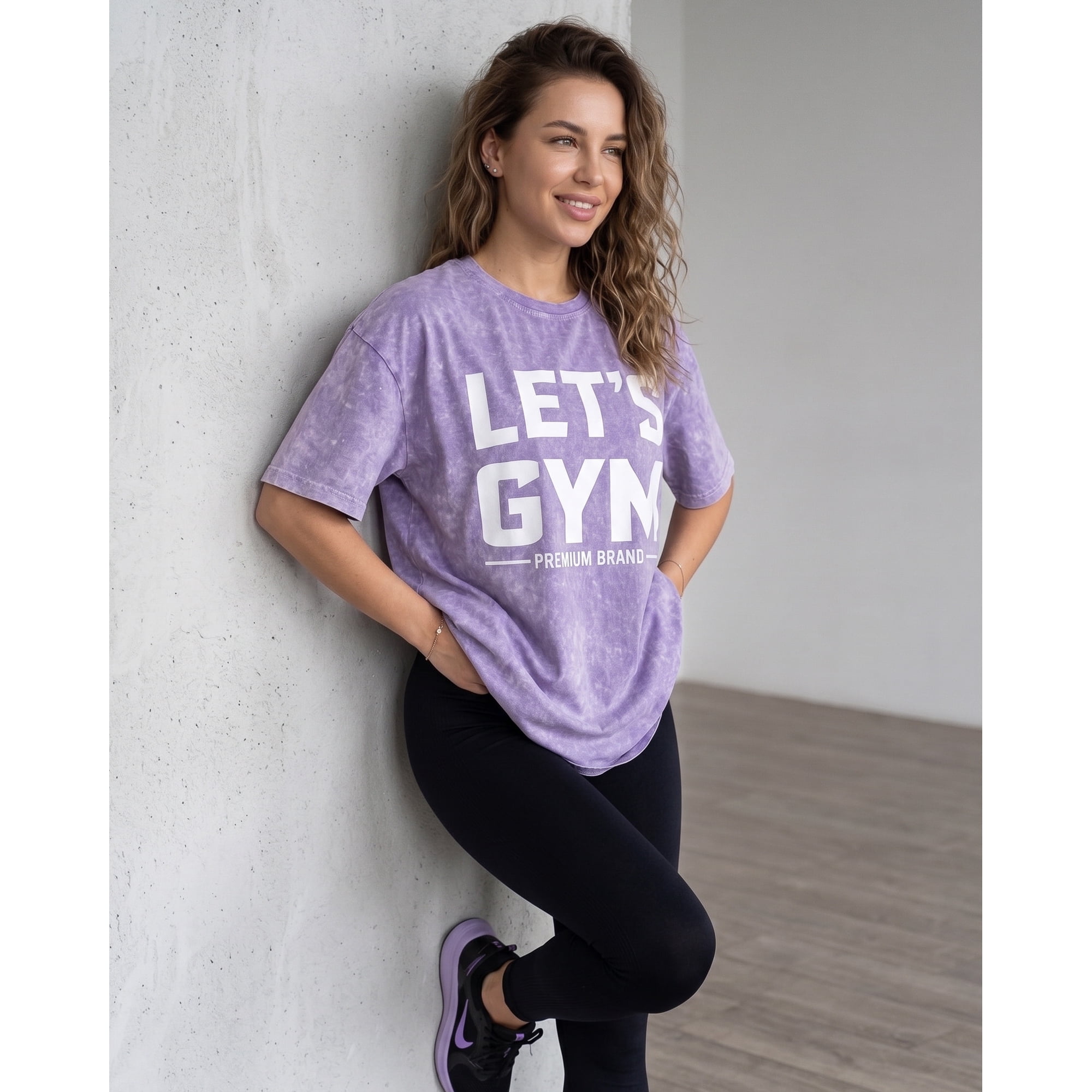 Flix Spa - Polera Training Mujer Lets Gym Retro Estilo Moderno - A366