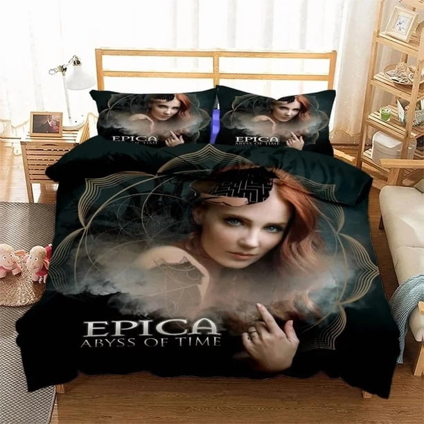 phechion EPICA 3D Print Bedding Set Duvet Covers Pillowcases One Piece Comforter Bedding Sets Bedclothes Bed KBed Sheets