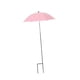thumbnail image 1 of Plant Umbrella Canopy Reusable Versatile Stable Adjustable Sunshade Umbrella Pink, 1 of 5
