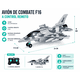 thumbnail image 2 of Avión de Combate F16 a Control Remoto con Luces para Niños 24 cm 3+ Años, 2 of 3