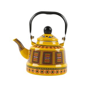 Bothyi - Hervidor De Agua Antiguo Con Tapa, Chino Hirviendo Para El Hogar, Hotel, Amarillo