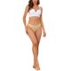 thumbnail image 2 of INSPIRE CHIC Paquetes de Ropa Interior para Mujeres Regreso a Clases G-String Transpirables Hi-Cut Thongs 3 Beige/3 Negro S, 2 of 4