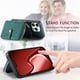 thumbnail image 4 of Funda Tipo Cartera con Correa Cruzada para iPhone 16 Pro Protección Contra Golpes Verde, 4 of 6