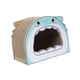 thumbnail image 5 of Rascador Para Gatos Corrugado Caja Sofá Transpirable Kitty Sofá Cartón Gato Casa Tiburón, 5 of 5