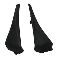 Ioensy - 2 Piezas De Moldura De Extensión De Cubierta Lateral De Limpiaparabrisas Delantero Para Rogue 14-20