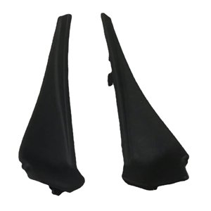 Ioensy - 2 Piezas De Moldura De Extensión De Cubierta Lateral De Limpiaparabrisas Delantero Para Rogue 14-20