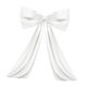thumbnail image 2 of Lazo Grande Decorativo, Lazo De Cinta Para Regalo Ornamental, Lazo Para Fiesta, Navidad, Baby Shower, Blanco, 2 of 5